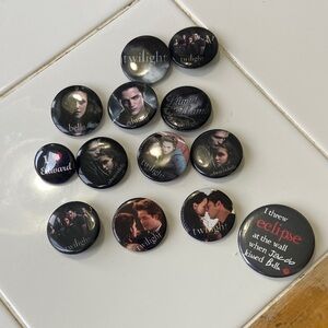 Twilight Themed Button Set - Black